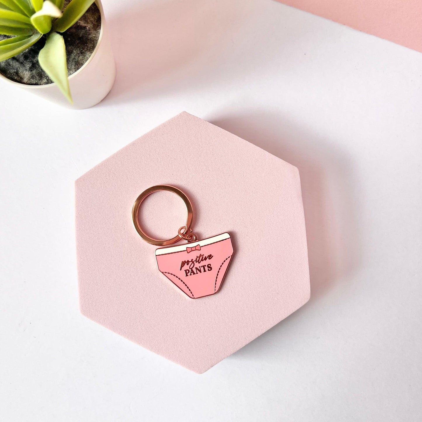 Positive Pants Keyring Gift