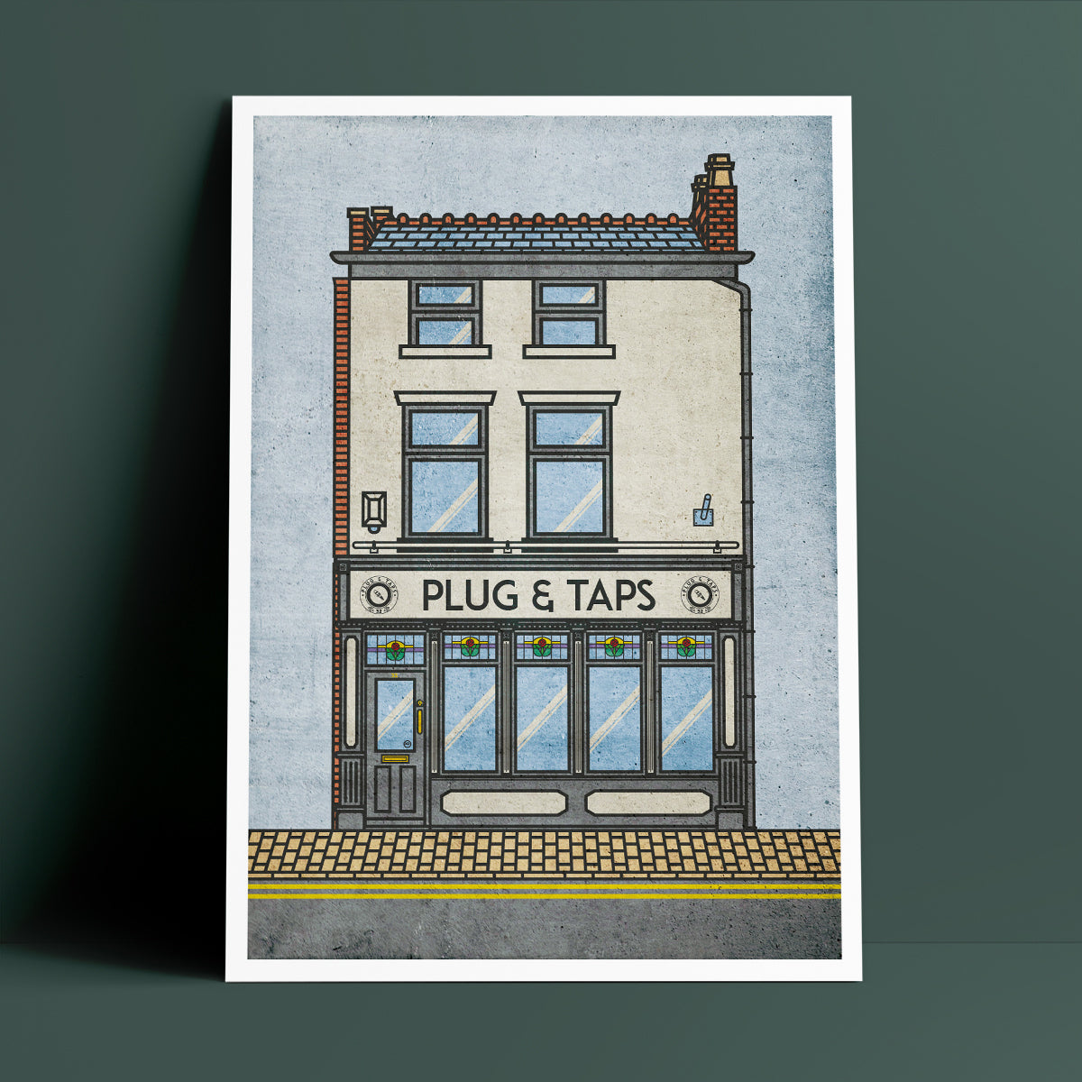 Plug & Taps Illustrative Print