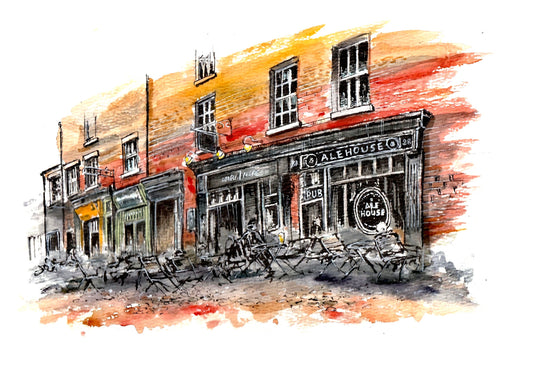 Winckley Street Ale House Print