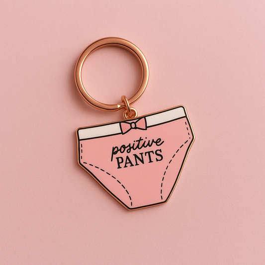 Positive Pants Keyring Gift