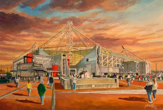 Deepdale 'Going to the Match' Fine Art Print
