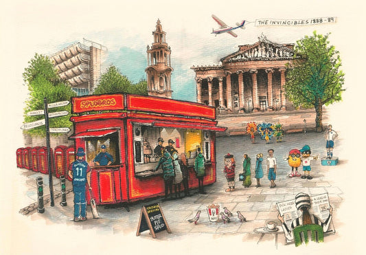 Preston Flag Market Print