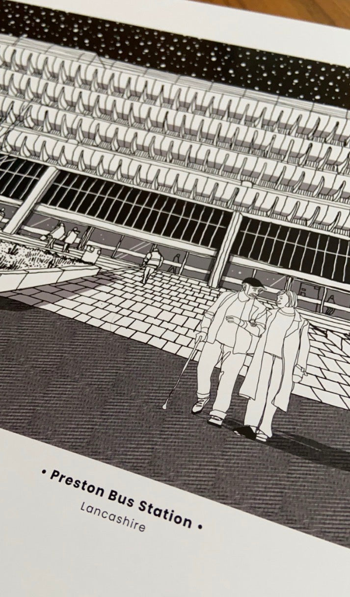 Preston Bus Station Print