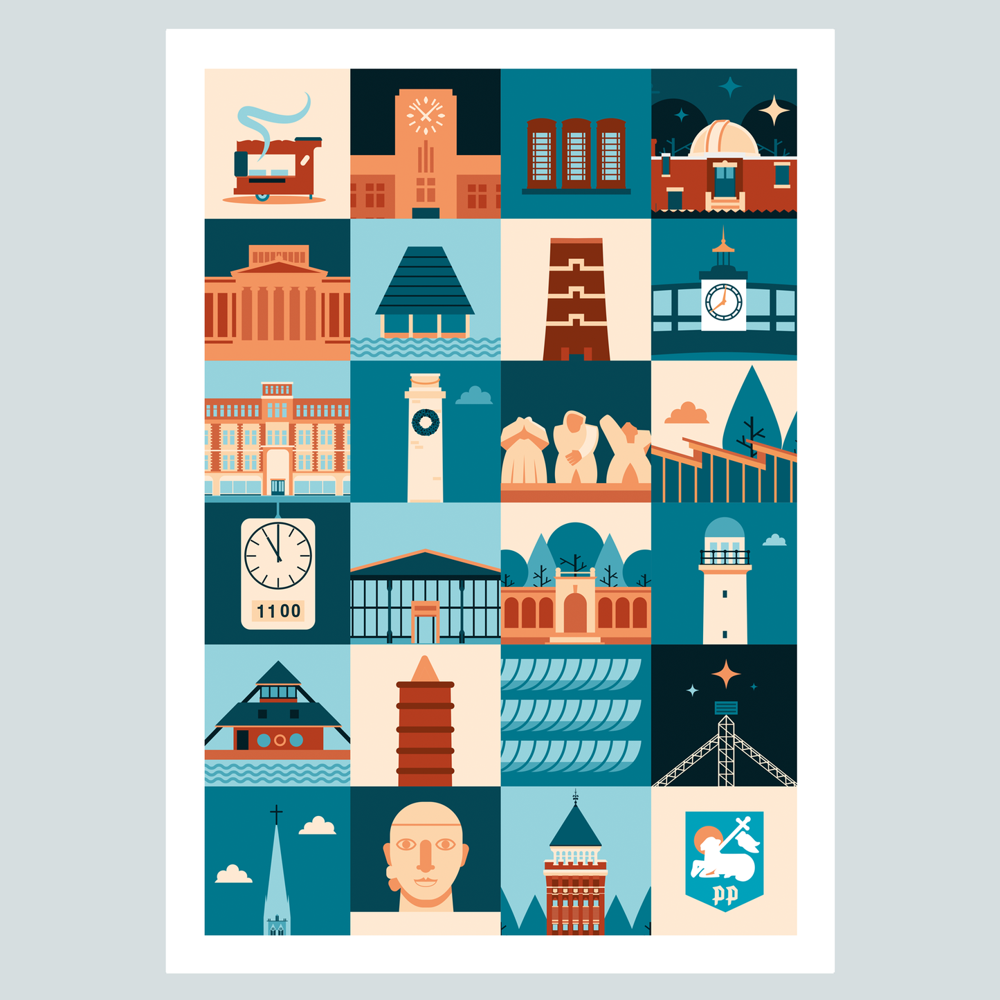 Iconic Preston A3 Print