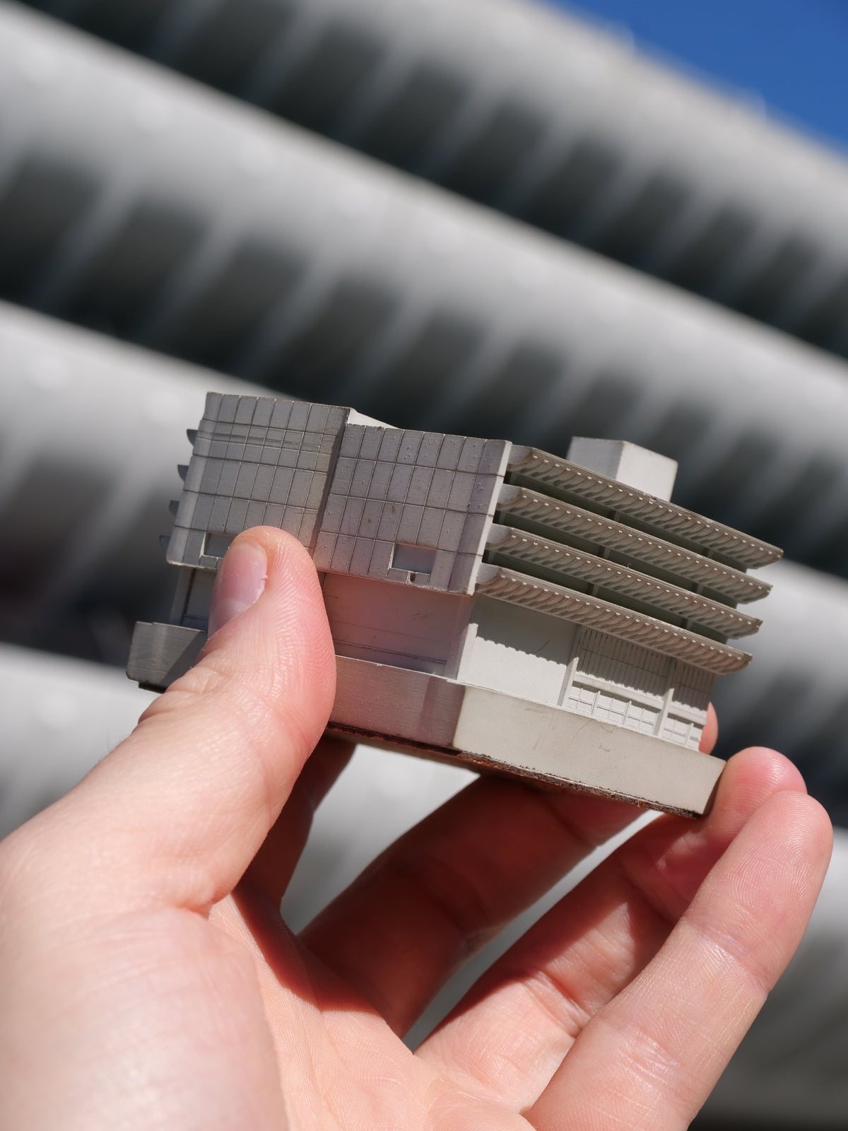 Preston Bus Station - Miniature Concrete Model