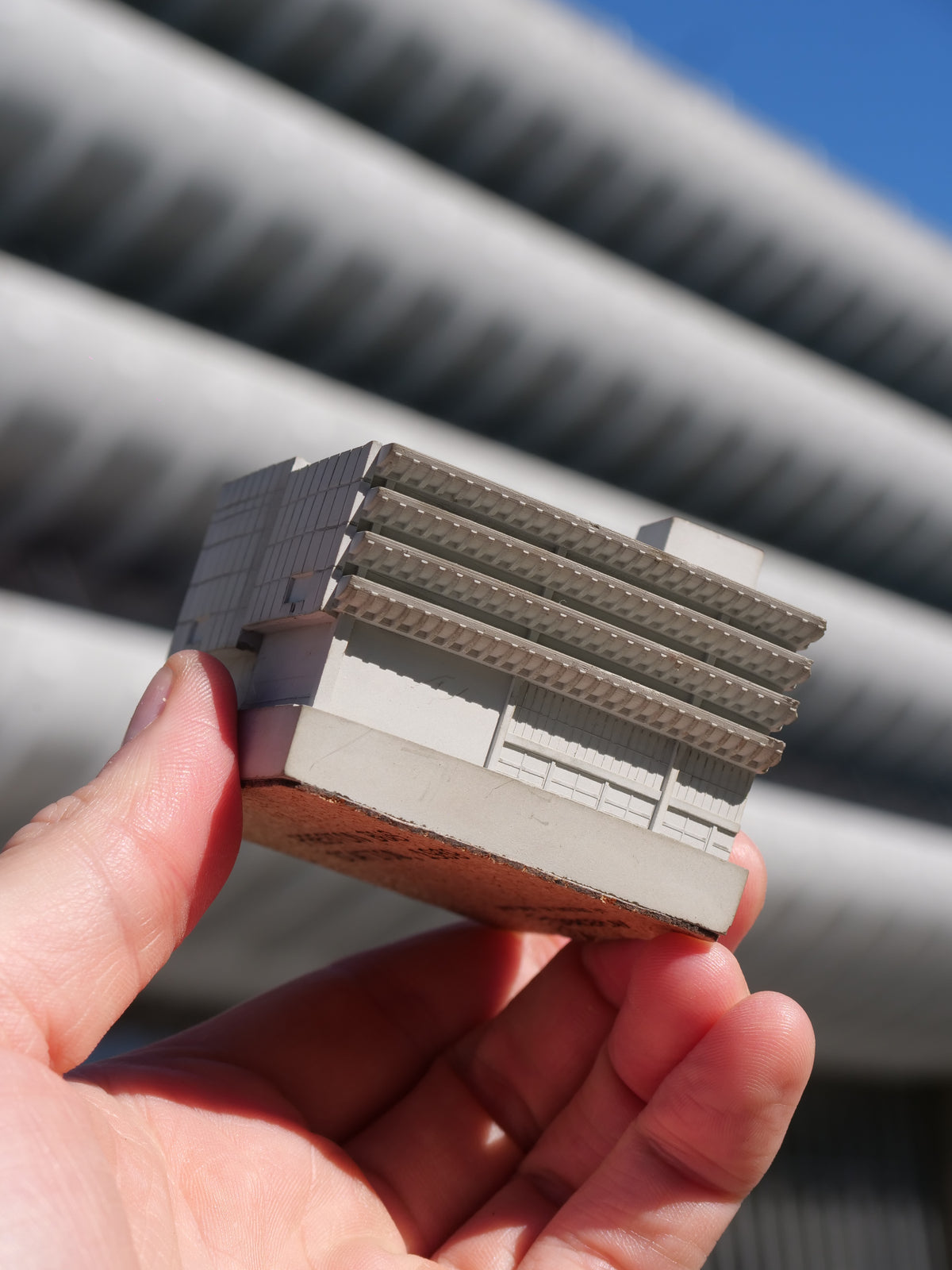 Preston Bus Station - Miniature Concrete Model