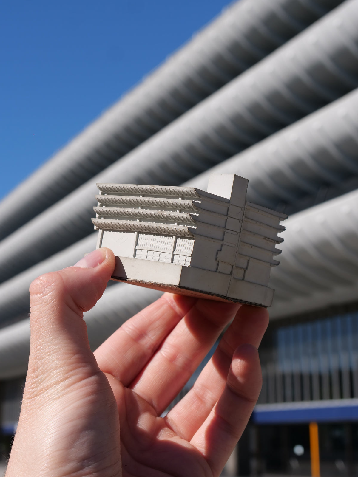Preston Bus Station - Miniature Concrete Model