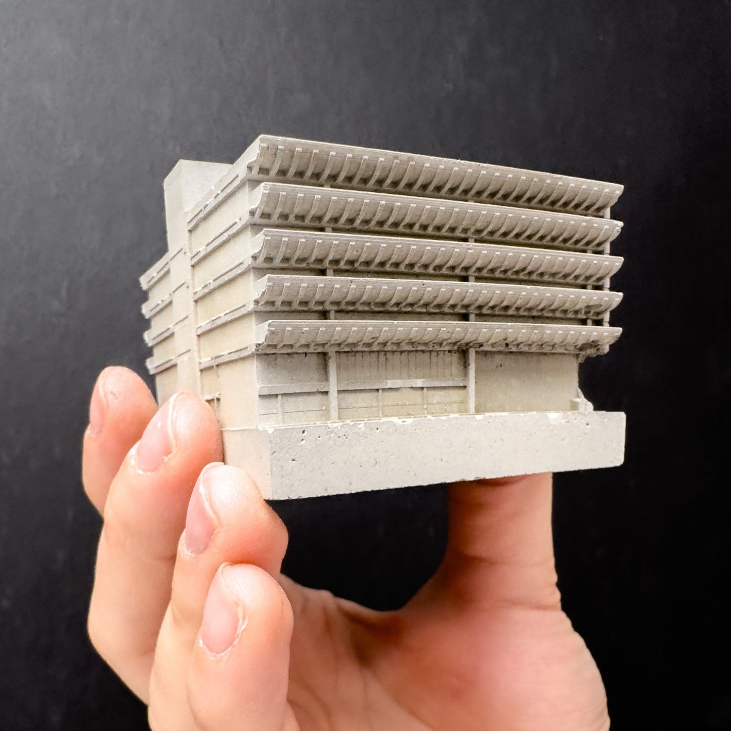 Preston Bus Station - Miniature Concrete Model
