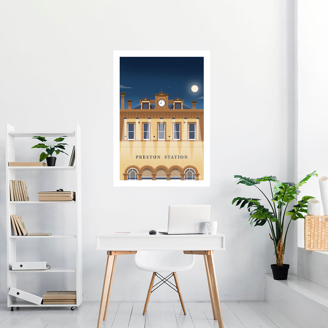 Preston Railway Station Poster Print