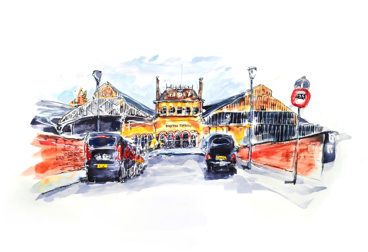 Preston Railway Station Print