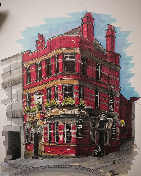 The Black Horse Print