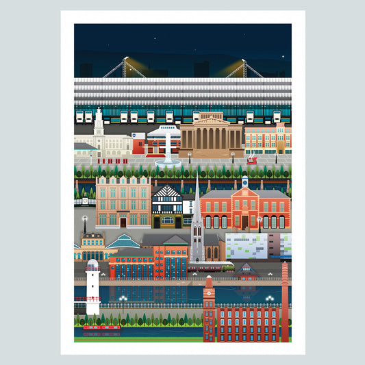 Preston Montage A3 Print