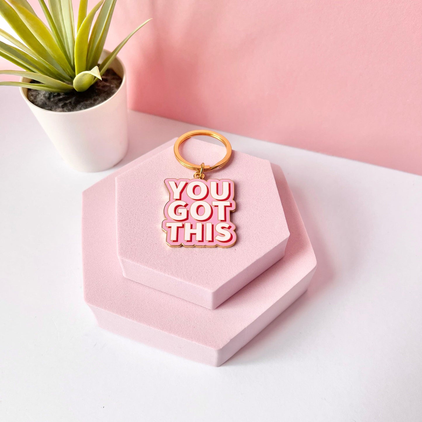 You Got This Text Keyring