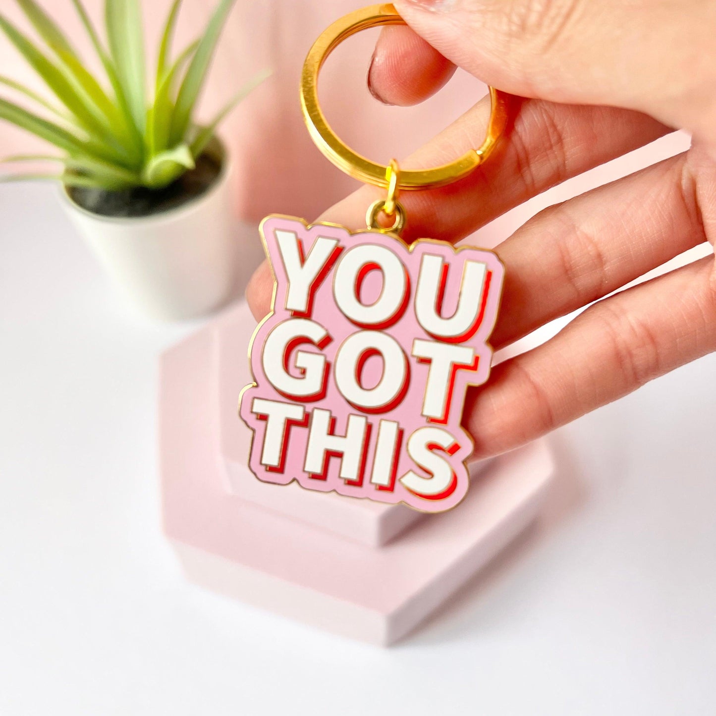 You Got This Text Keyring