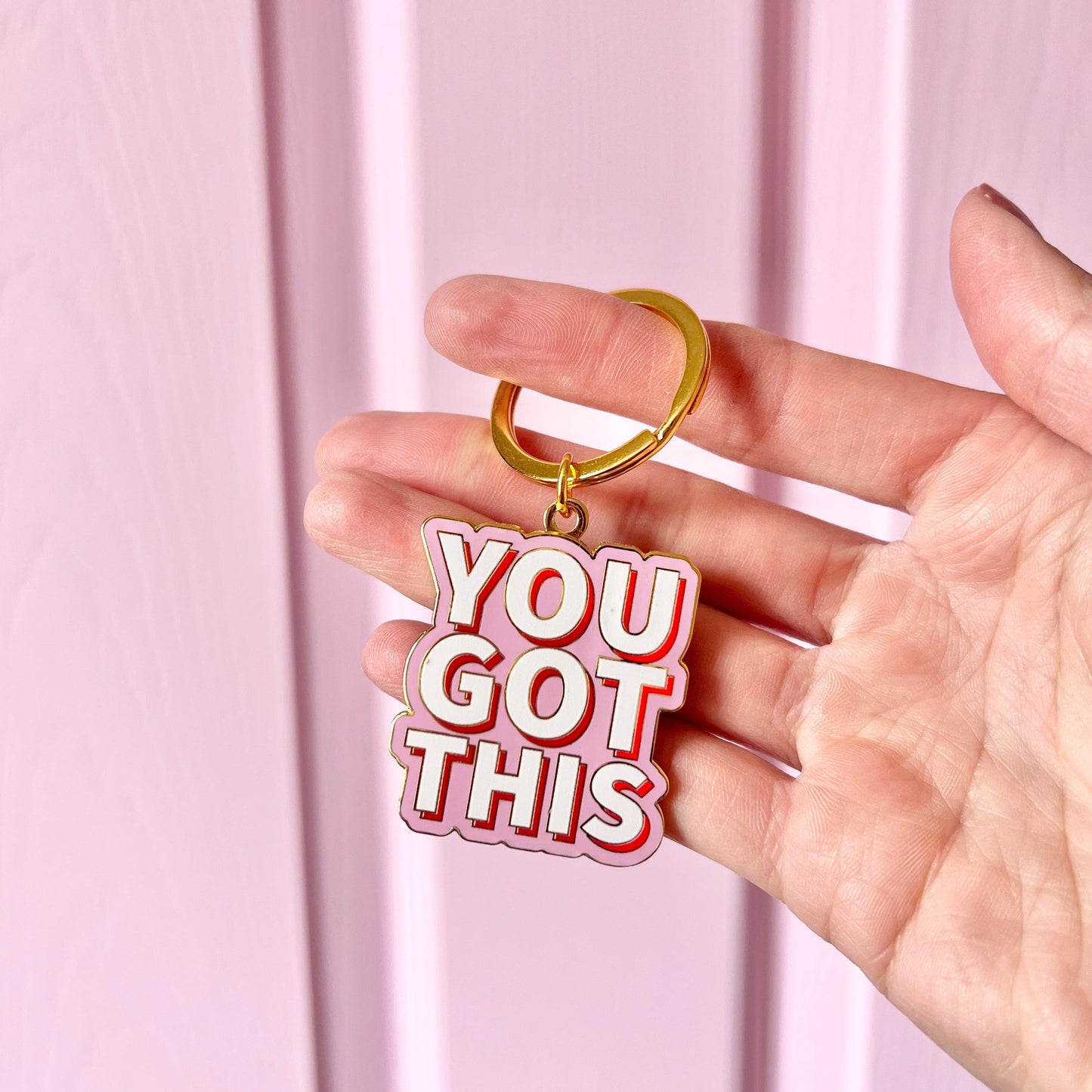 You Got This Text Keyring